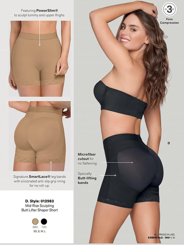 Braga faja tipo short levanta glúteos - Imagen 2